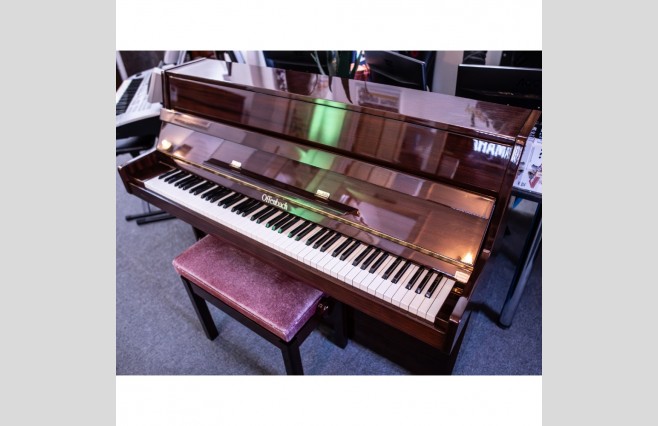 Used Offenbach Polished Wine Mahogany DU-4 Upright Piano - All Inclusive Premium Package (SN:143883) - Image 5